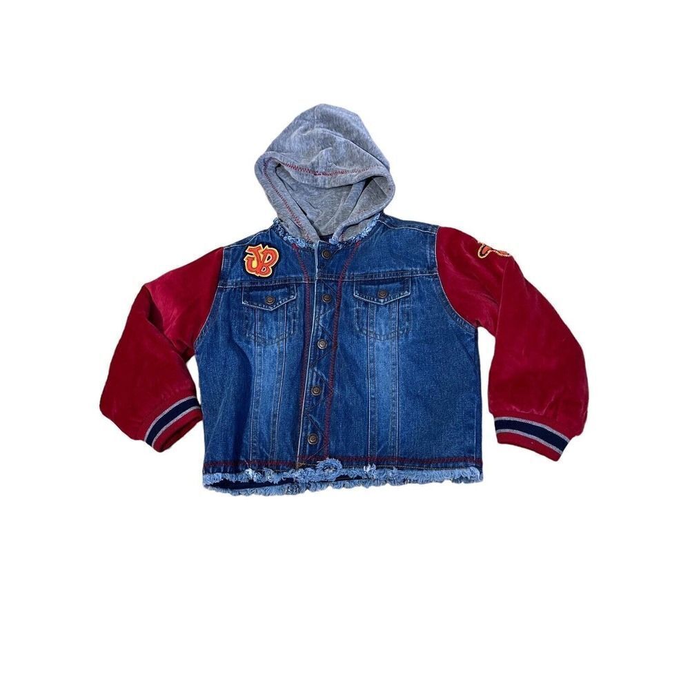 Joe Boxer Denim Hooded Jacket Boys 5T